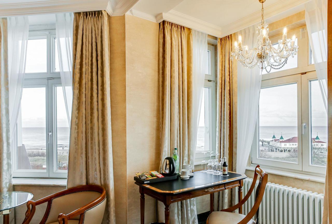 Seetelhotel Ahlbecker Hof Heringsdorf  Ngoại thất bức ảnh Curtains